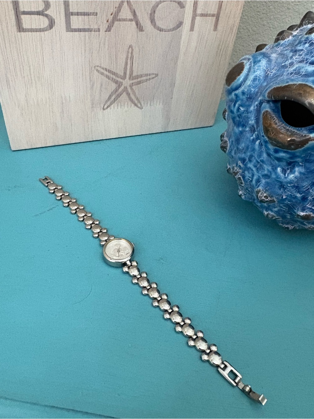 Silver Mickey Women's Bracelet Watch - Silver Color